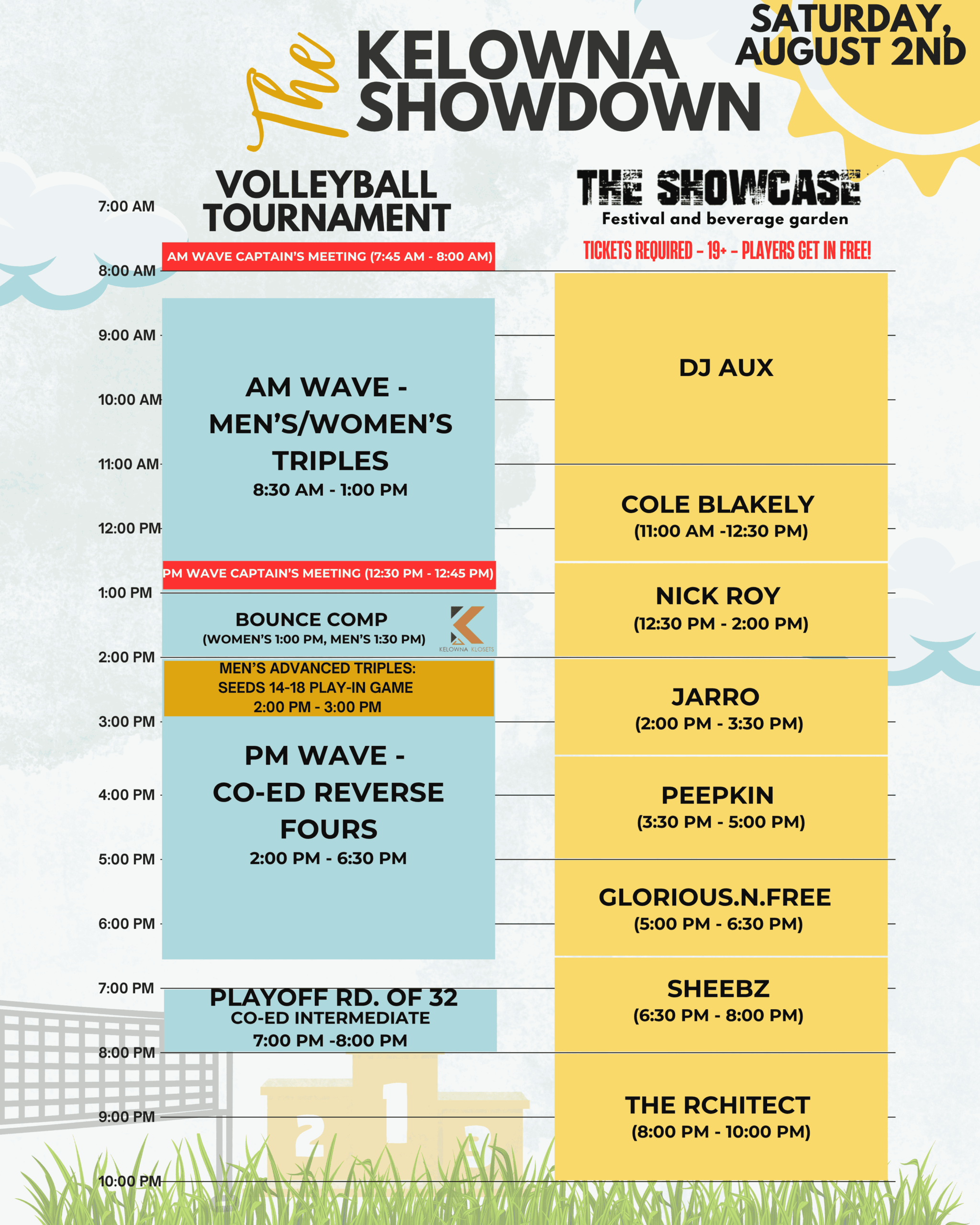 1. Saturday Sched